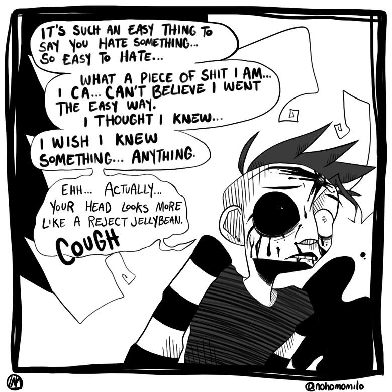 "Johnny the Homicidal Maniac" Panel Redraw 2 (2024)