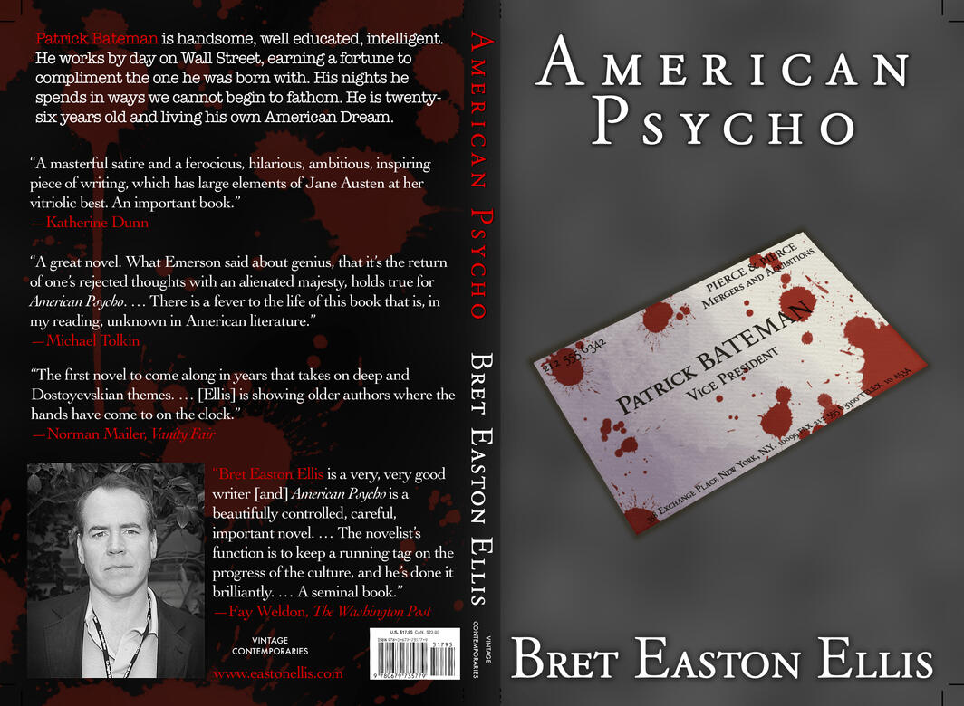 &quot;American Psycho&quot; Cover Redesign (2023)