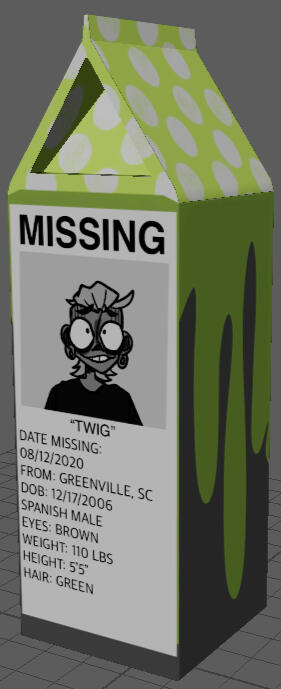 Clown Milk Carton Back (2023)