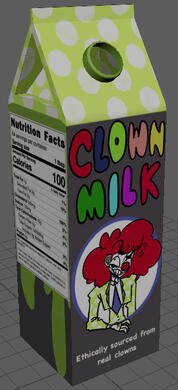 Clown Milk Carton Front (2023)